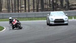 Aprilia RSV4 Factory APRC SE vs Nissan GT-R