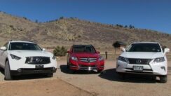 2013 Lexus RX 350 vs Mercedes GLK vs Infiniti FX37 0-60 Mashup Review