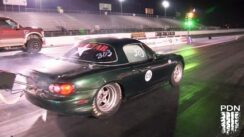 Battery Powered Miata Runs 9s