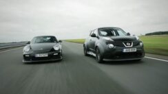 Nissan Juke-R vs Porsche 911 GT2 RS