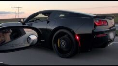 2014 C7 Corvette Battles Modded C6 Corvette!
