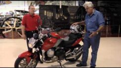 Jay Leno Shows Tests a Aprilia 850 Mana