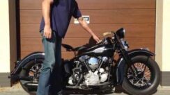 Vintage 1942 Harley Davidson FL Knucklehead